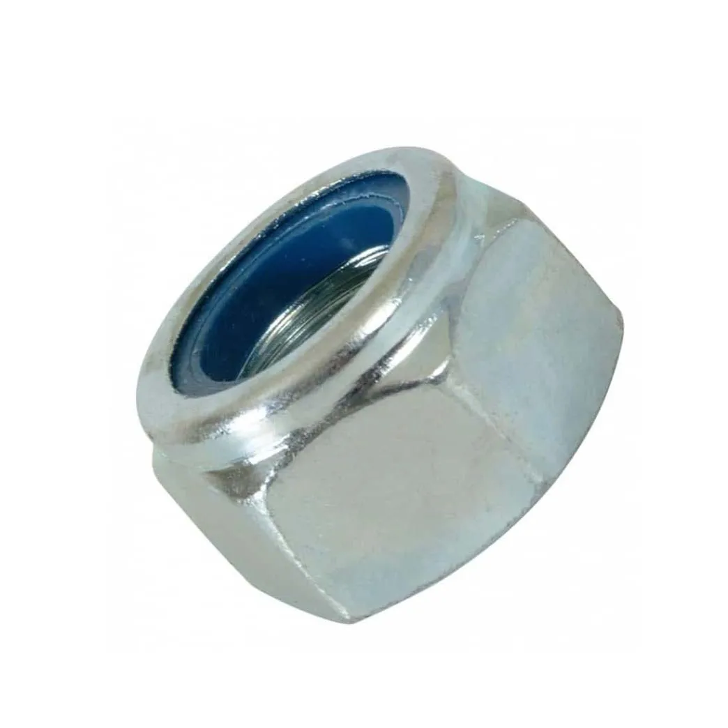 Haiyan DIN985 DIN982 Nylon Insert  Hex Lock Nuts Zinc Plated Alloy Steel Class  8 Class 10 Locking Nut