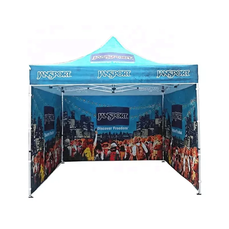 Trade Show Tent Custom Promotional Campaign Advertising Logo Folding Pavilion Canopy Pop-up Tent