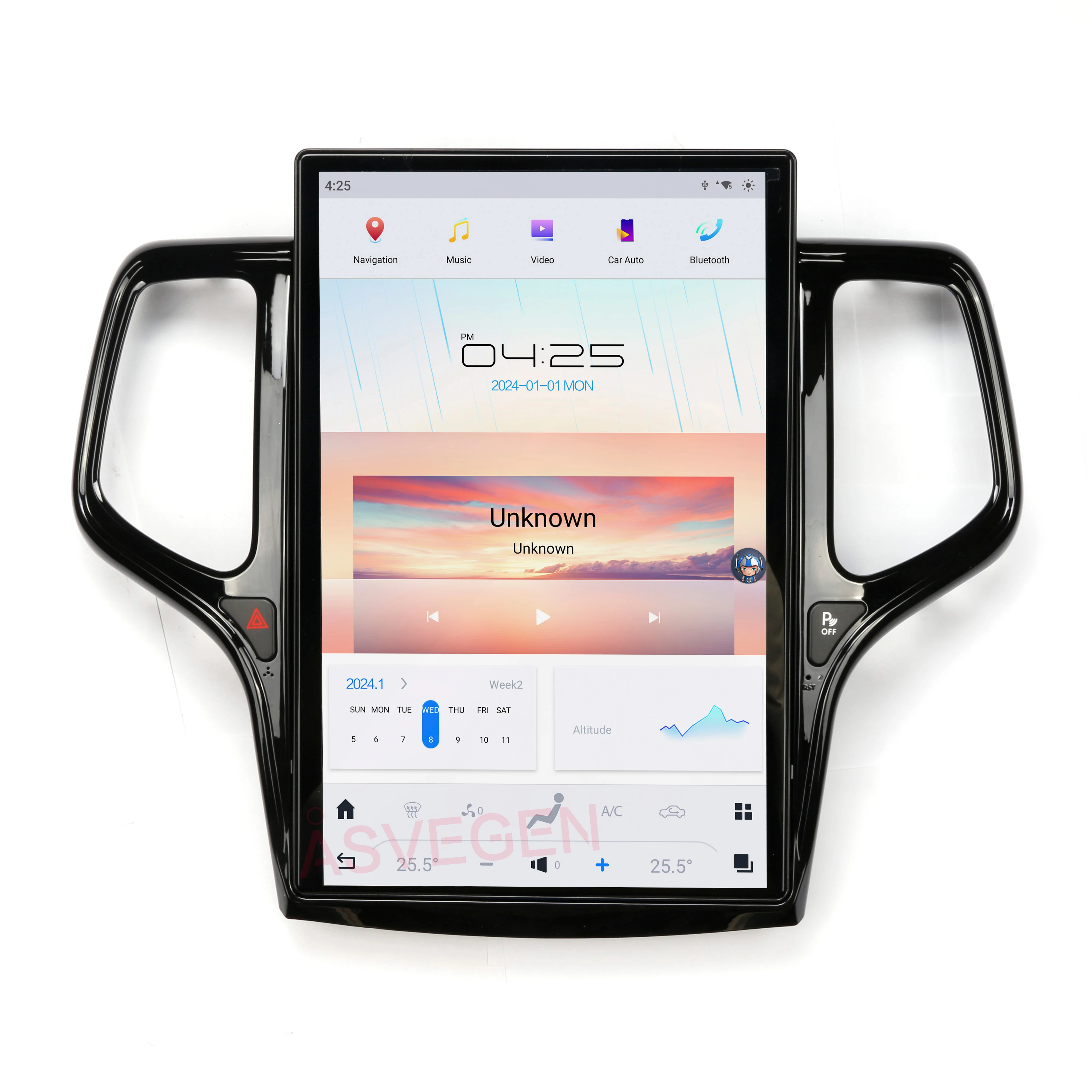 14.4' Qualcomm Android 13 Car DVD Stereo Radio Player For Jeep Grand Cherokee 2013-2020 With Car GPS Navigation