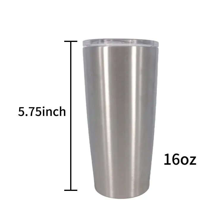 Drinkware thermoses 600 ml Personalized Custom stainless steel tumblers double wall insulation curve tumbler with lid