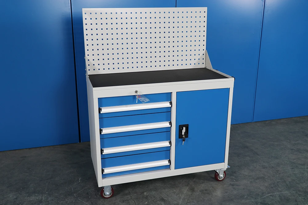 Сверхмощный по индивидуальному заказу в гараж или мастерскую с выдвижными ящиками Анти-статический стальной в собранном виде шкаф для инструментов