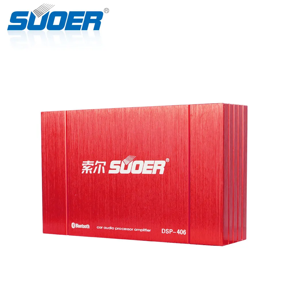 Suoer DSP-406 professional car amplifier digital signal processor car amplifier audio blueteeth