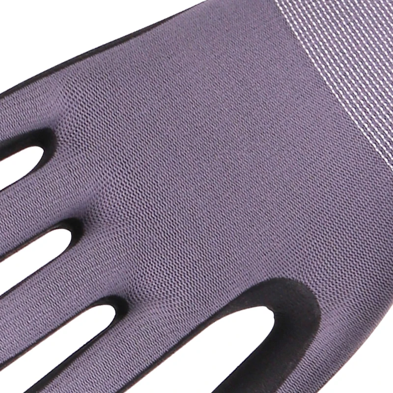 XINGYU 15G Nylon Spandex Nitrile Palm Fit Glove Thin Working Safety Gloves Coated Nylon Work Gloves Nitrile Dots