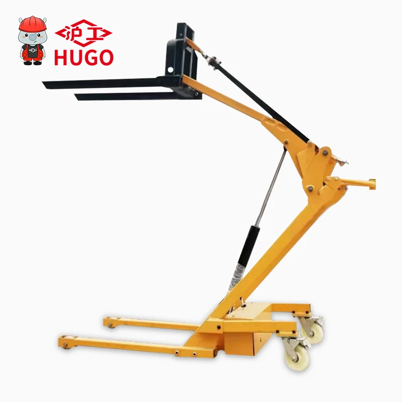 Mini Telescopic Electric Operated Forklift Portable Multifunctional Small Fork Lift Stacker Warehouse Exclusive