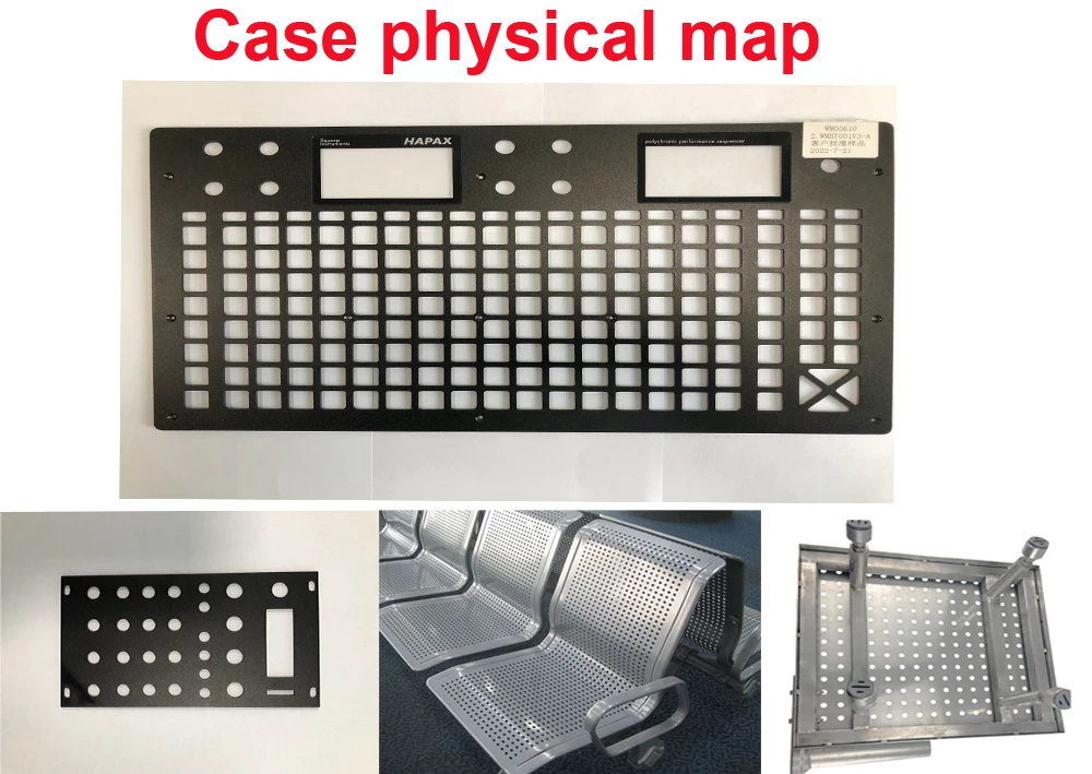 Custom Stainless Steel  Bracket Perforated Sheet Metal Fabricator