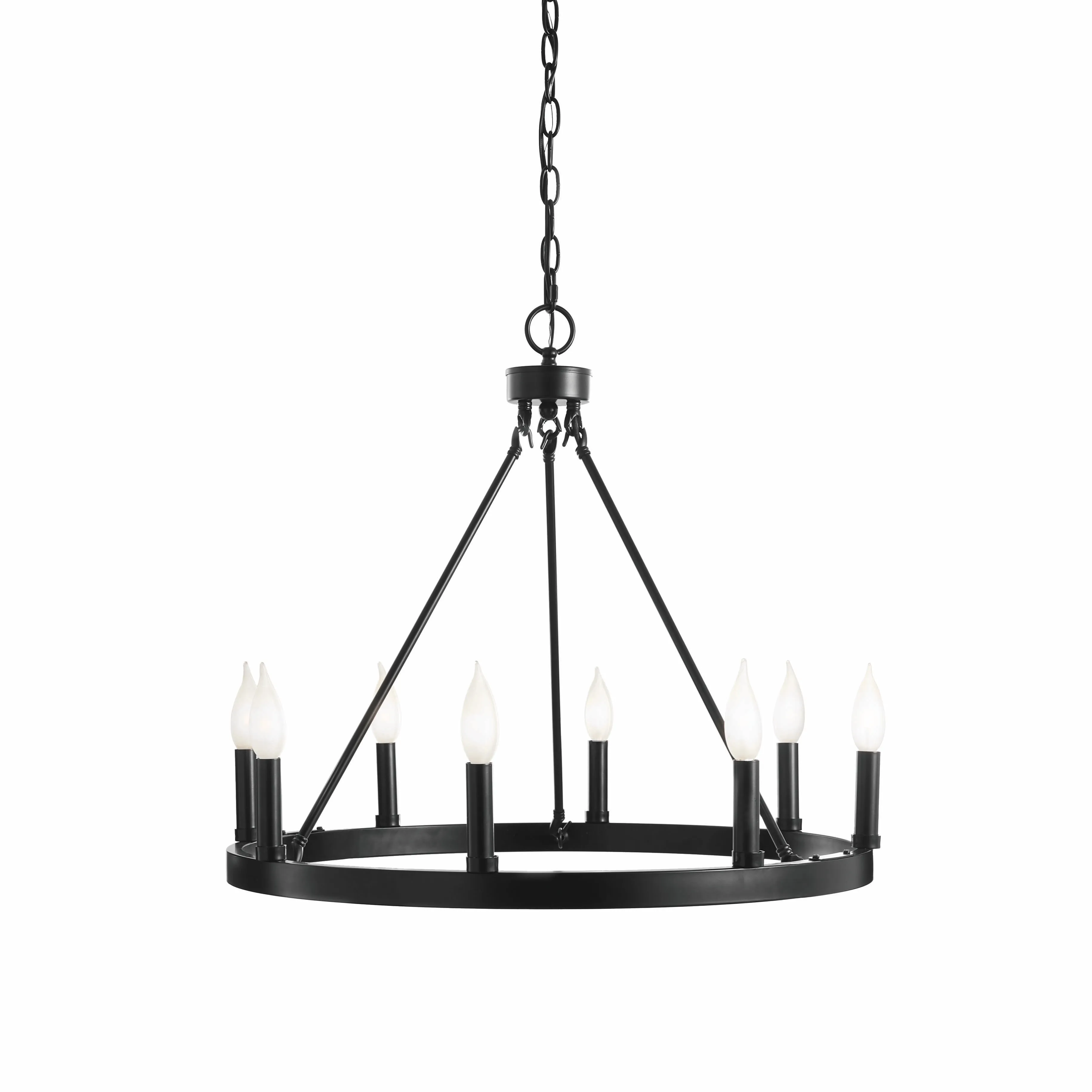 Сделано в Китае, лидер продаж, люстра с 8 лампочками для гостиной, современный подвесной светильник с черной отделкой