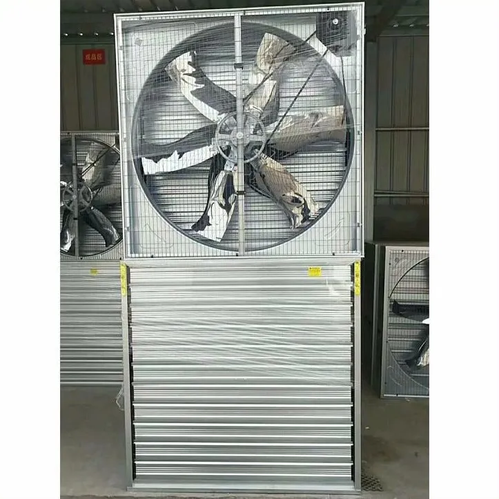 
HLF series galvanized sheet push pull fan ventilation and cooling equipment for livestock farms flower greenhouse air cooler 
