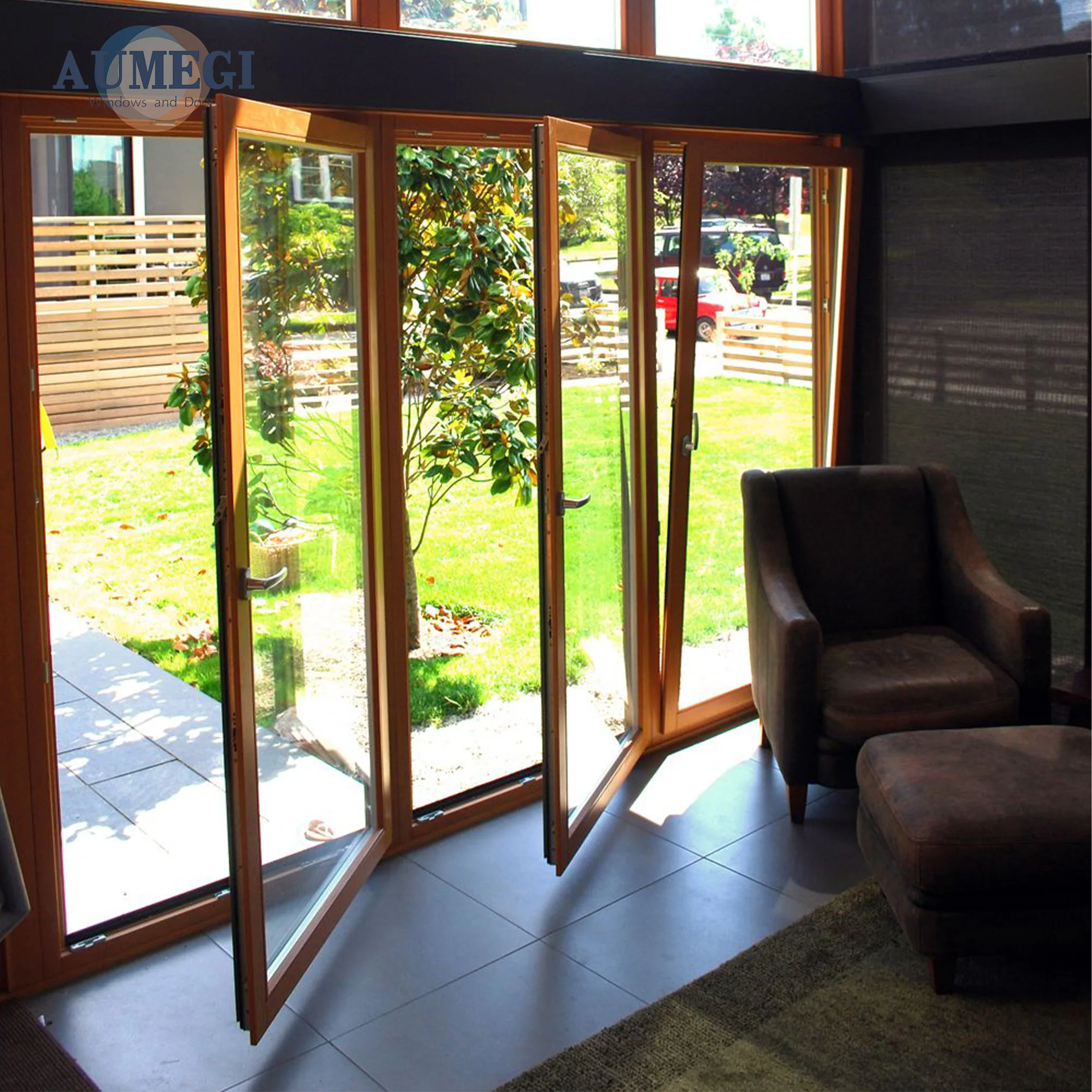 Aumegi Soundproof 48 X 60 Casement Window French Casement Window Tilt And Turn Aluminium Window