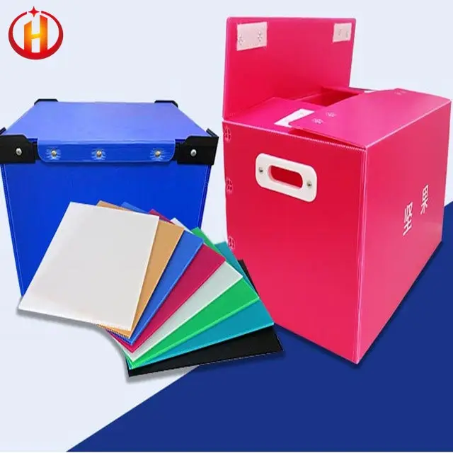 Wholesale Customized High Quality PP Corrugated Plastic Crates/Storage Boxes