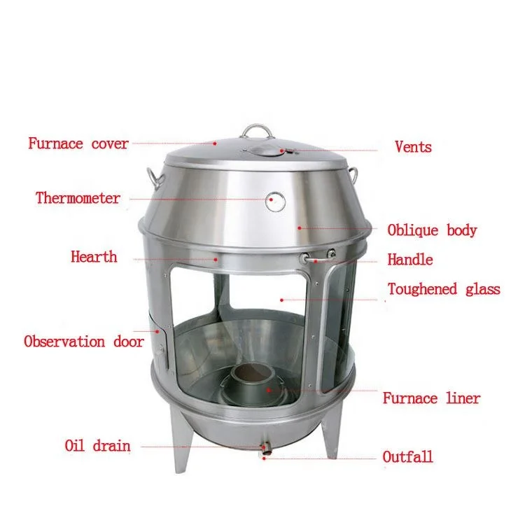 80cm 90cm Commercial Roast Duck Oven Equipment Steel  Roast Chicken Oven