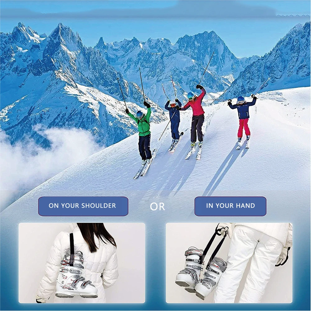 Wholesale Ski Straps Portable Diving Material Snowboard Straps EVA Ski Straps ski belt