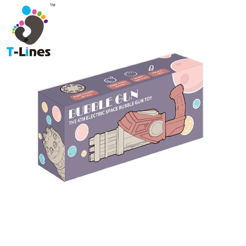 Hot Selling Outdoor Summer 8-Hole Gatling Bubble Gun Multi-color Automatic Electric Bubbles For Kids