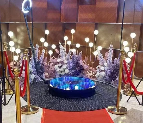 360 photo booth automatic rotating machinewedding manual ring light 3d selfie ipad photobooth video booth dslr 360 camera