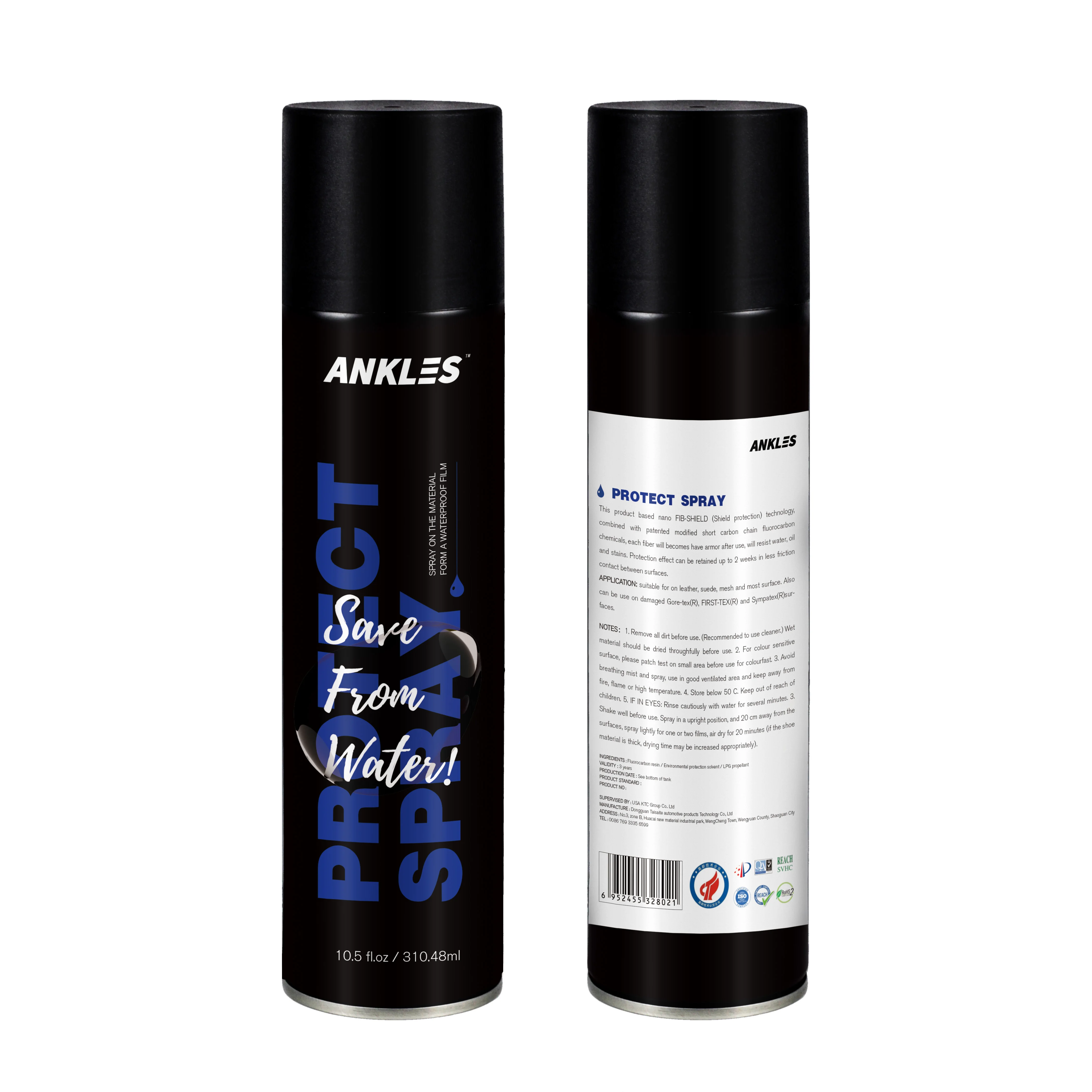 High Quality protect nano technology spray water repellant Waterproof Spray