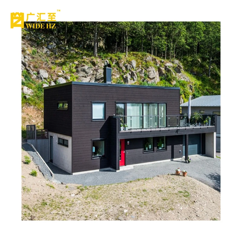 20/40 feet steel frame house prefab panel house Luxury Container homes building office