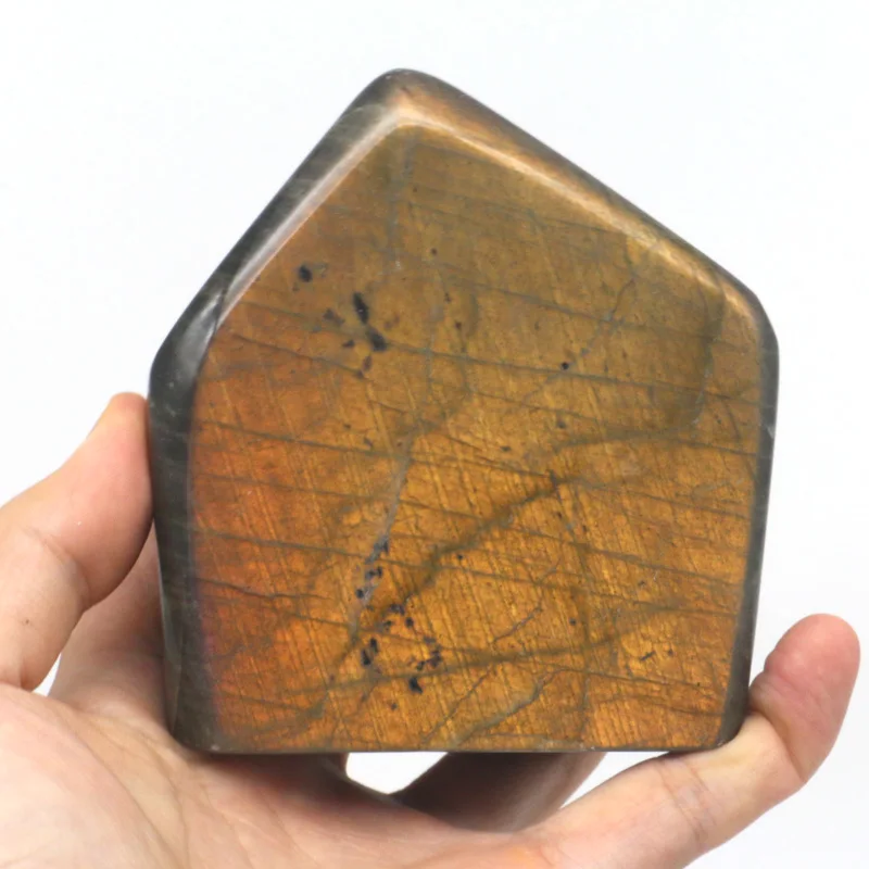 High Quality blue Lab crystal purple yellow Labradorite free-form home