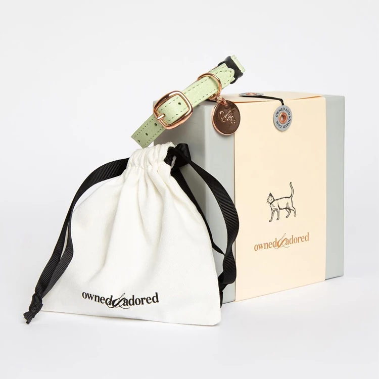 Custom Personalized Logo Luxury Accessory Retail 2 Piece Lid And Base Box Wallet Belt Dog Collar Gift Packaging
