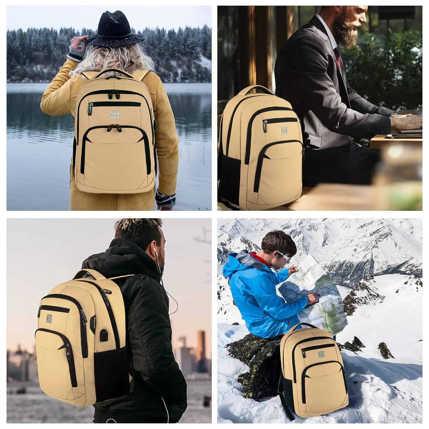 High Quality Large Carry-On Travel  Backpack Super Rugged TSA Friendly,College School Rucksack