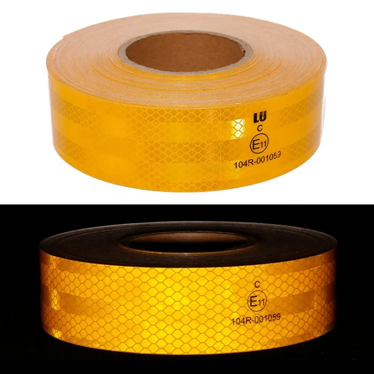 HIP Grade Car Reflector Sticker ECE 104 DOT Retro Reflective Tape Cinta Reflectiva For Truck
