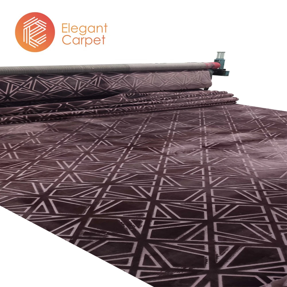 colourful decor living bedroom room Embossed wall to wall mink blanket carpet for Dubai