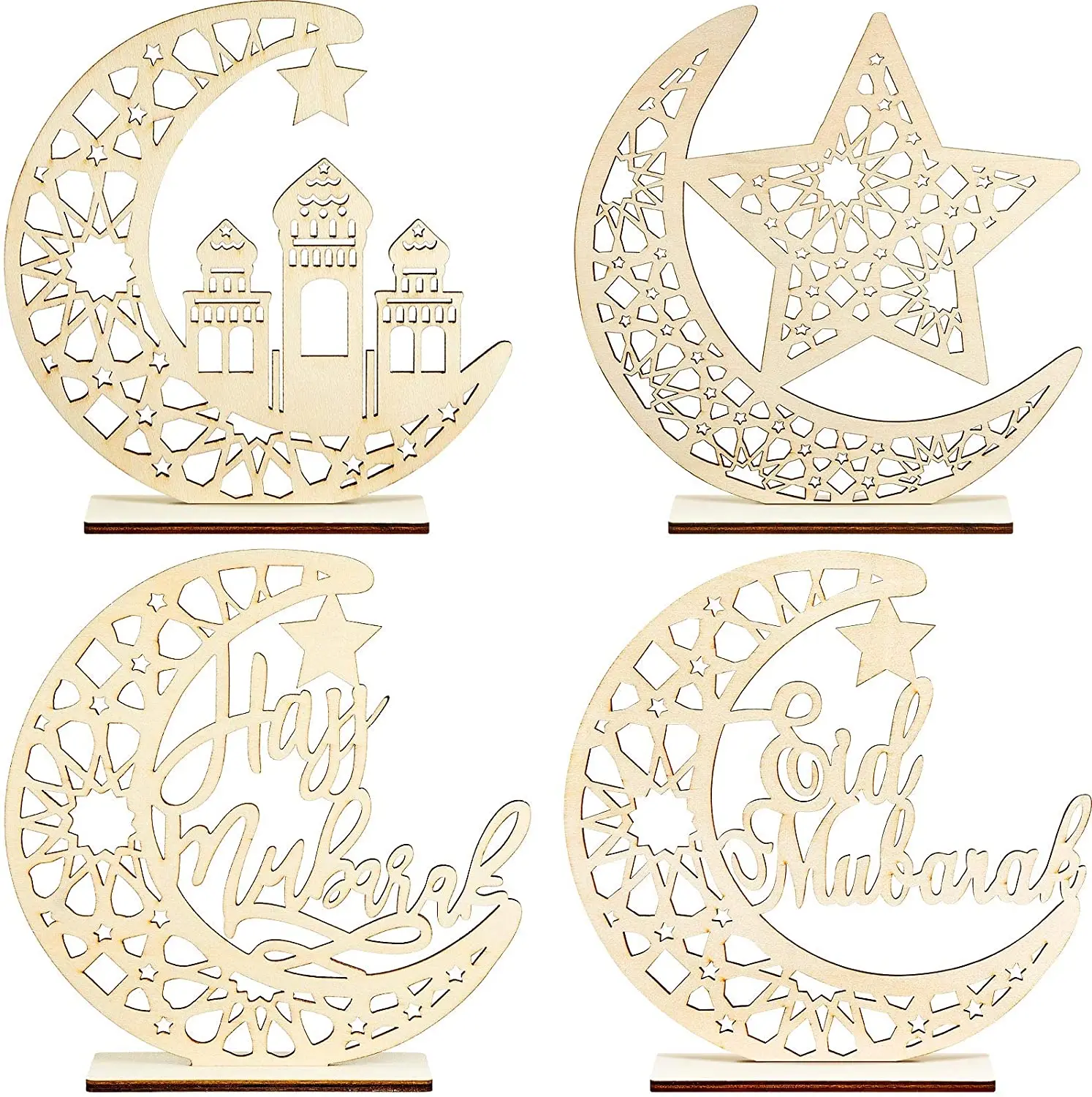Factory Supplier New brand led decoration for muslim muslim ramadan decoration moon led decoration for muslim iftar eid festival