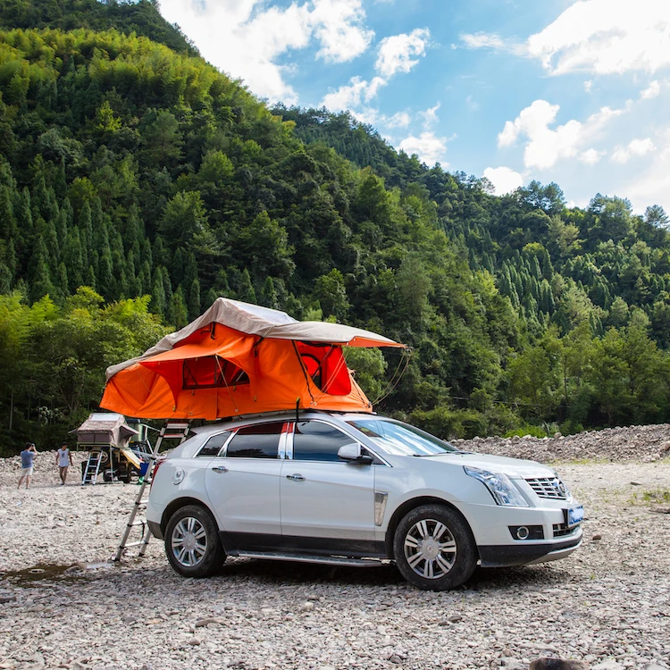 2023 New Design Ready To Ship Truck Used 4 Person Buy Car Soft Roof Top Tent for Sale