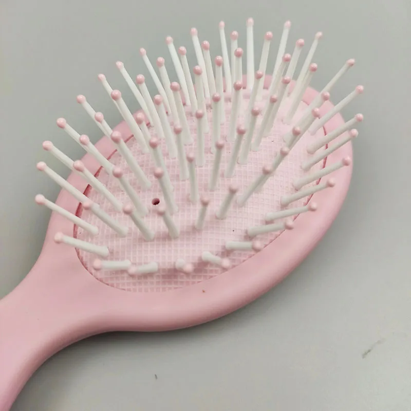 New Arrivals Hot Sell 2022 New  Cushion Pink Elastic hand Paint Hair Brush for Girls and women Exclusive