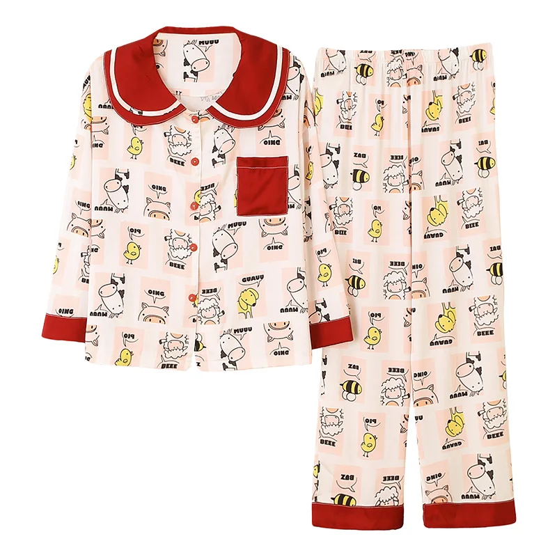 
Top sale guaranteed quality pajamas cartoon plus size women pajamas supplier 