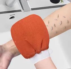 Hot-Sale Private Label Exfoliating Gloves Mitt Premium Quality Turkish Bath Hamam Glove  Spa Body Scrub Glove