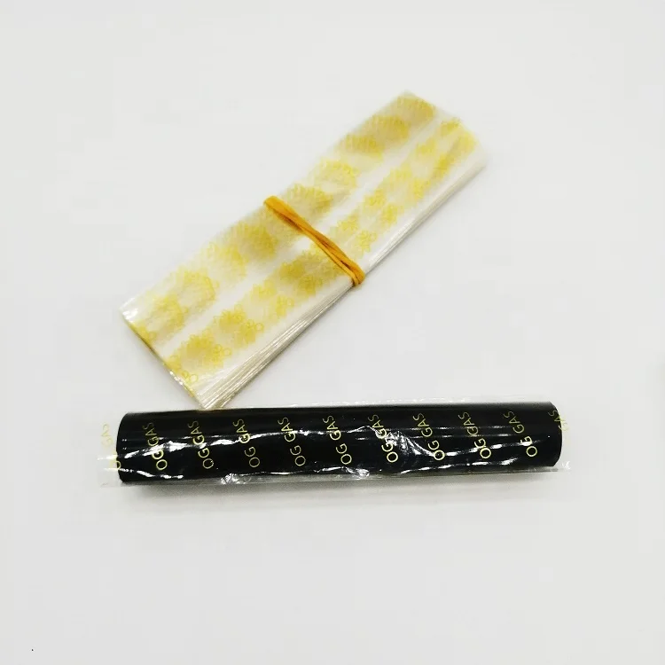 Clear with gold logo Perforated Shrink Bands Heat Shrink Wrap Film Shrink Seal Bands for tube