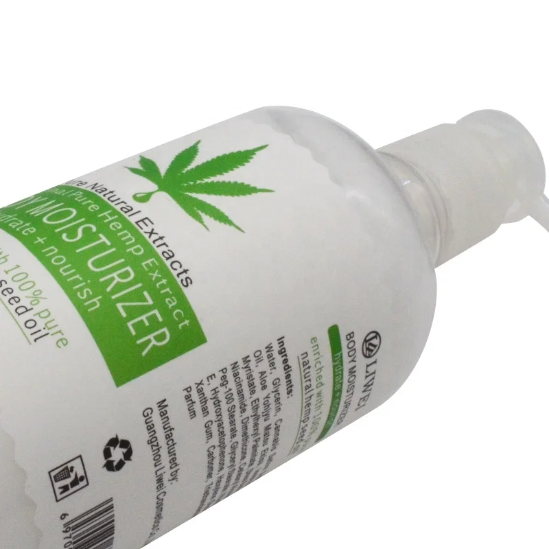 
Wholesale Private Label Body Lotion Whitening Moisturizing Lightening Anti Wrinkle Hemp CBD Oil Extract Lotion 