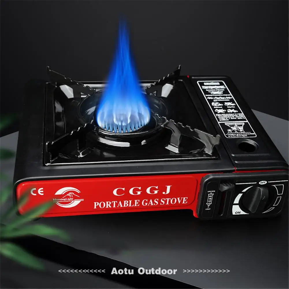 
Portable Butane Gas Stove Good Heat Dissipation Strong Firepower Gas Stove for Home Picnic 
