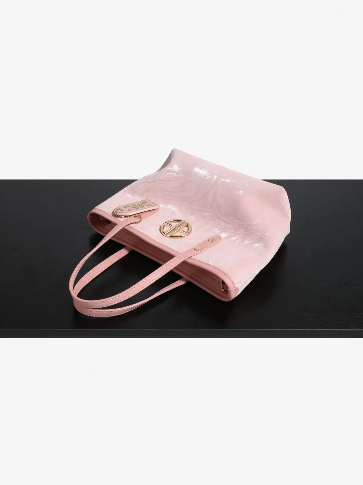 Summer Pink Bag Shinny Real Leather Material Handbags For Girls Chinese Stylish  Tote Bags Exquisite Shoulder Handbag
