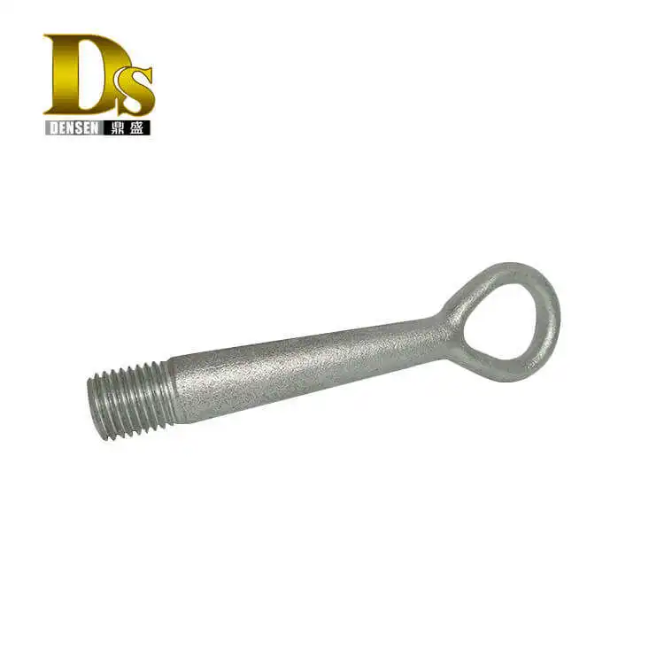 Densen Customized carbon steel forging and machining parts,aluminum eye bolts,carbon steel towing eye