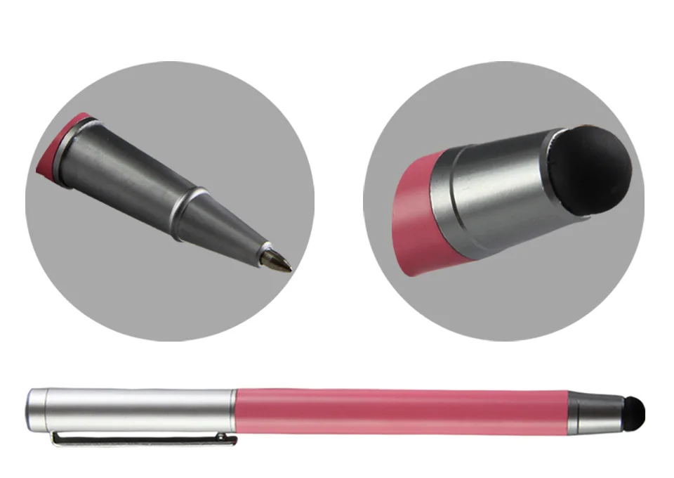 2 In 1 Touch Pen Series Disc Sucker Capacity Stylus pen Touch Pen For Phone