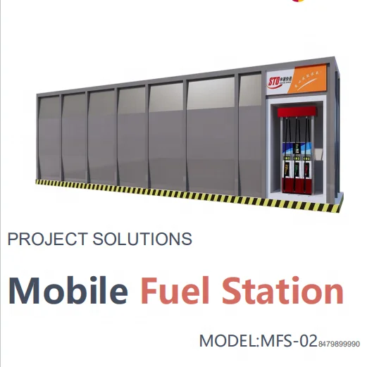 20ft 40ft customized mobile fuel filling portable gas station
