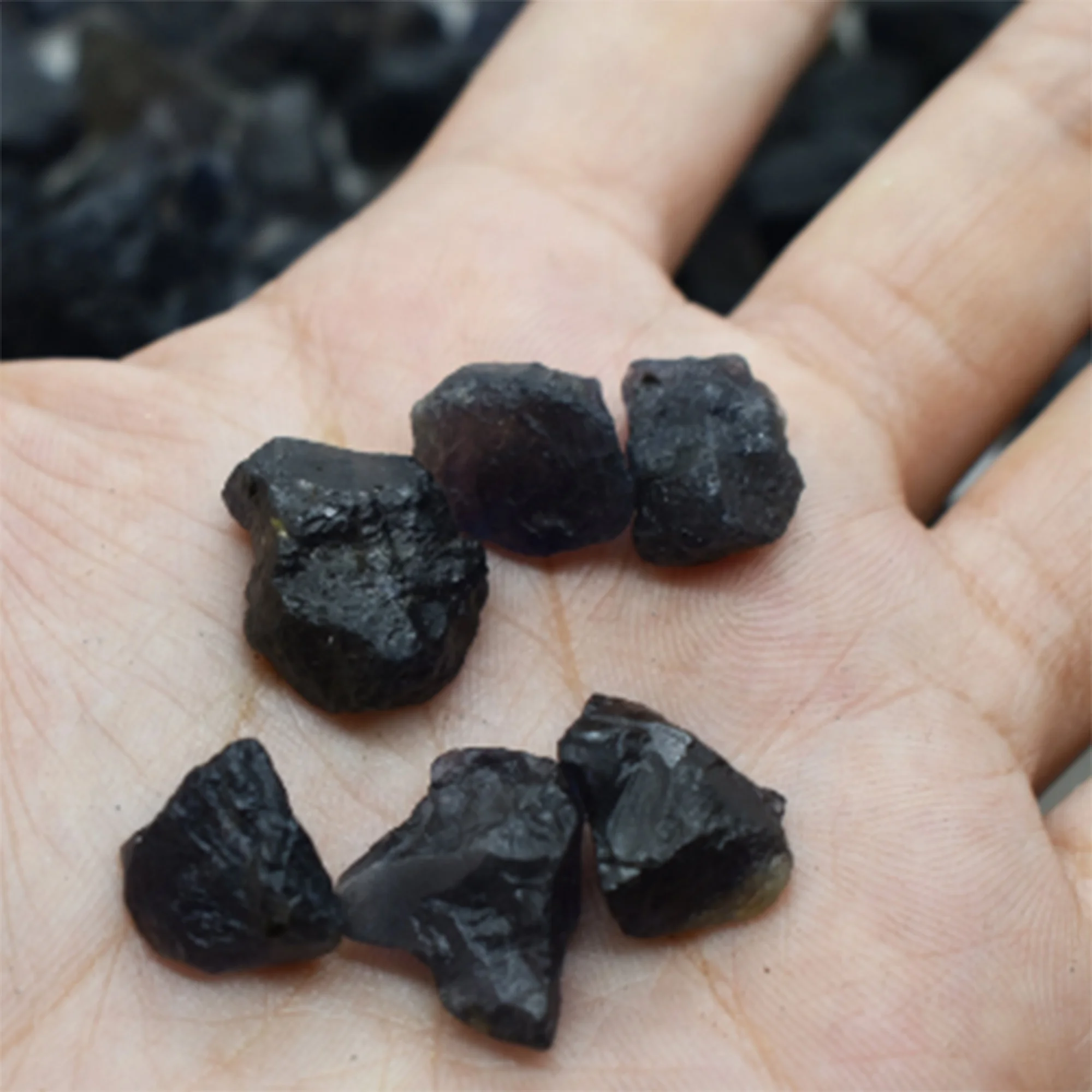 Genuine iolite gemstone raw unshaped fancy shape beads rough healing crystal iolite gemstone birthstone jewelry making wholesale