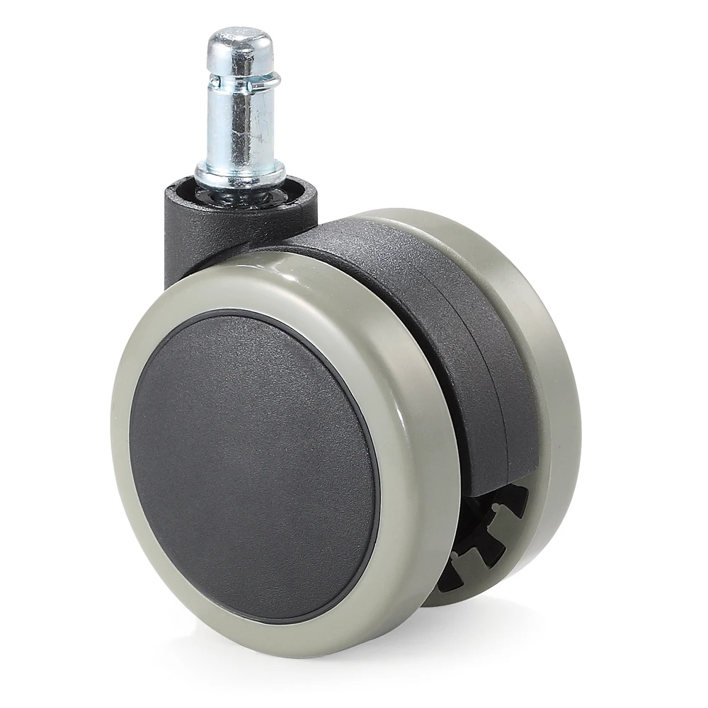 China Suppliers Small 50mm Office Rotating Caster Swivel Stem Castor Wheels Swivel Recliner Chair Parts