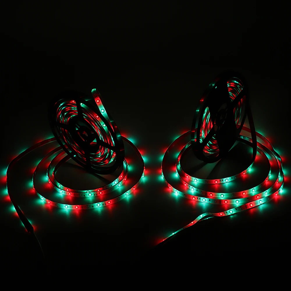 10M Hot selling outdoor decoration RGB SMD3528  IP65 waterproof 12V flex led strip light multi coloured led strip party lights