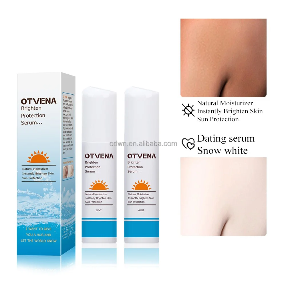 OTVENA sun protection products body lotion for natural skin whitening lotion with spf