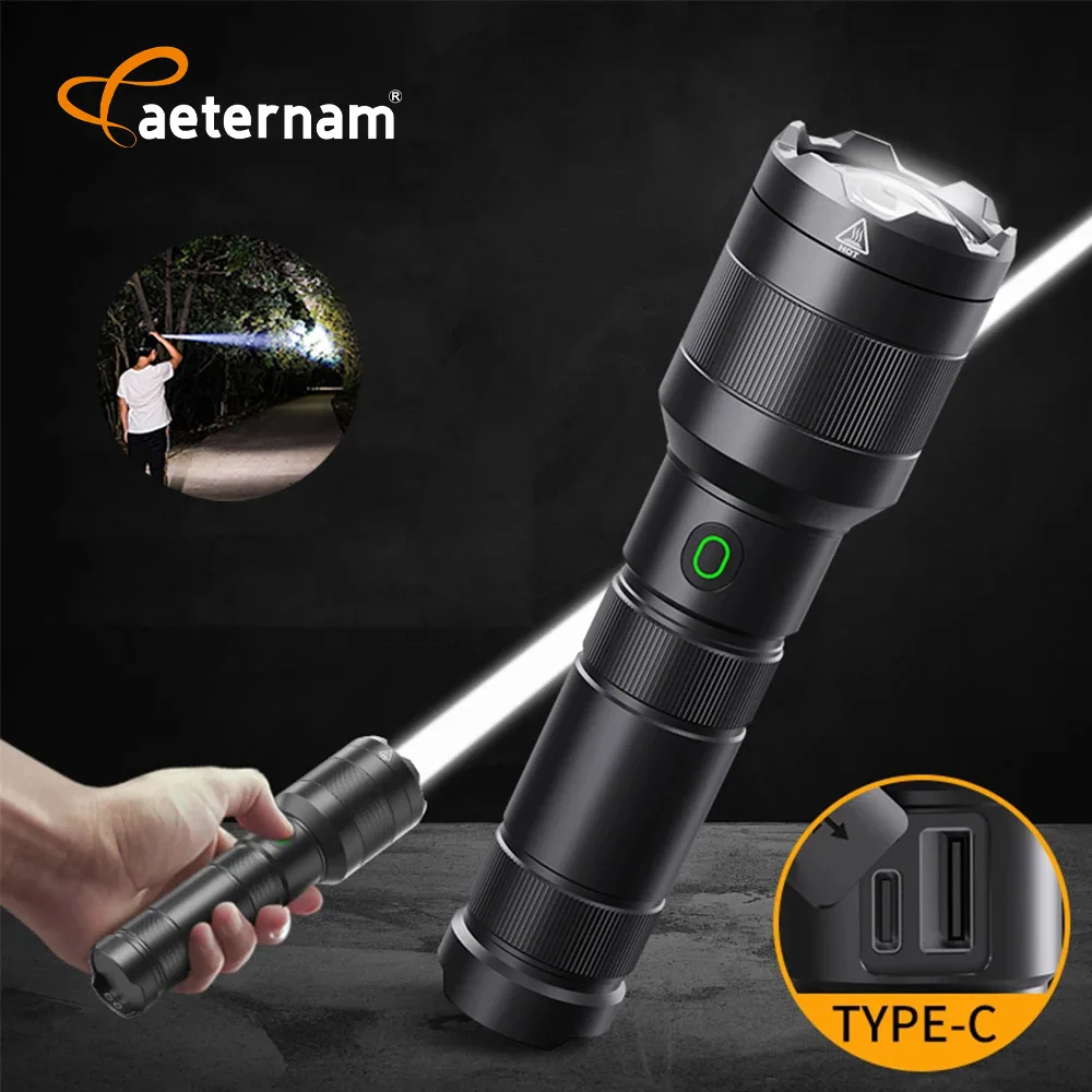 1200m White laser Power bank power indication light waterproof rechargeable usb led tactical torch light outdoor flashlights