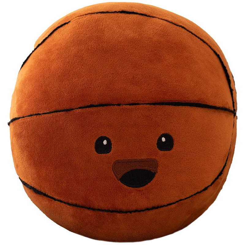 Wholesale Simulation Footballs Basketball Customized Stuffed Soft Fabric Stuffed Plushie