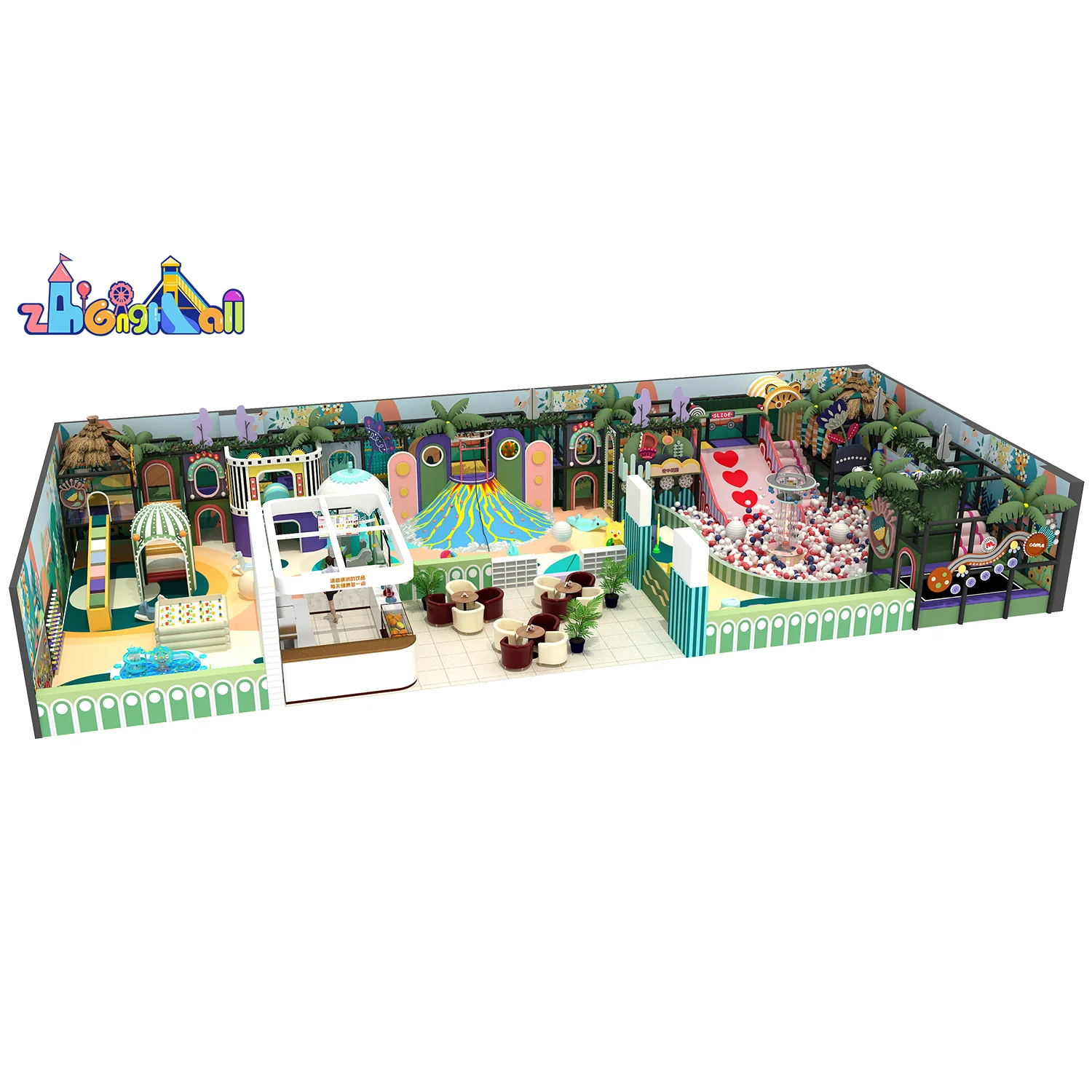 Children Commercial Indoor Playground Equipment Kids Soft Play Area Indoor Playground Role Play Soft Playground For Children