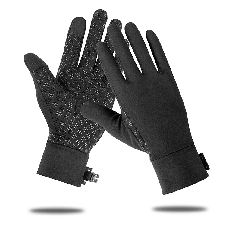 2022 Suntour windproof waterproof non-slip touch screen sports running gloves for adults