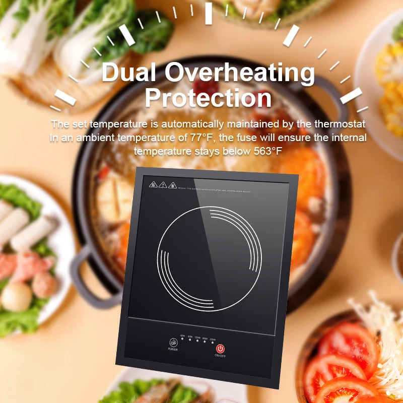 2200 Вт лучшее качество низкая цена прочная электрическая индукционная плита для приготовления пищи