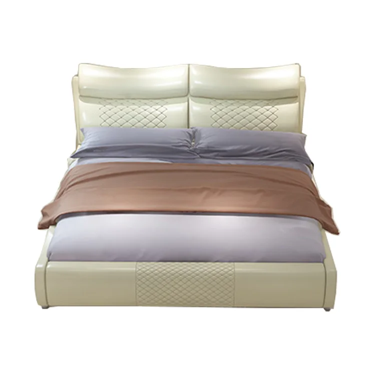 Bedroom Furniture Comfortable Large King Queen Size Bed Frame Soft Beds