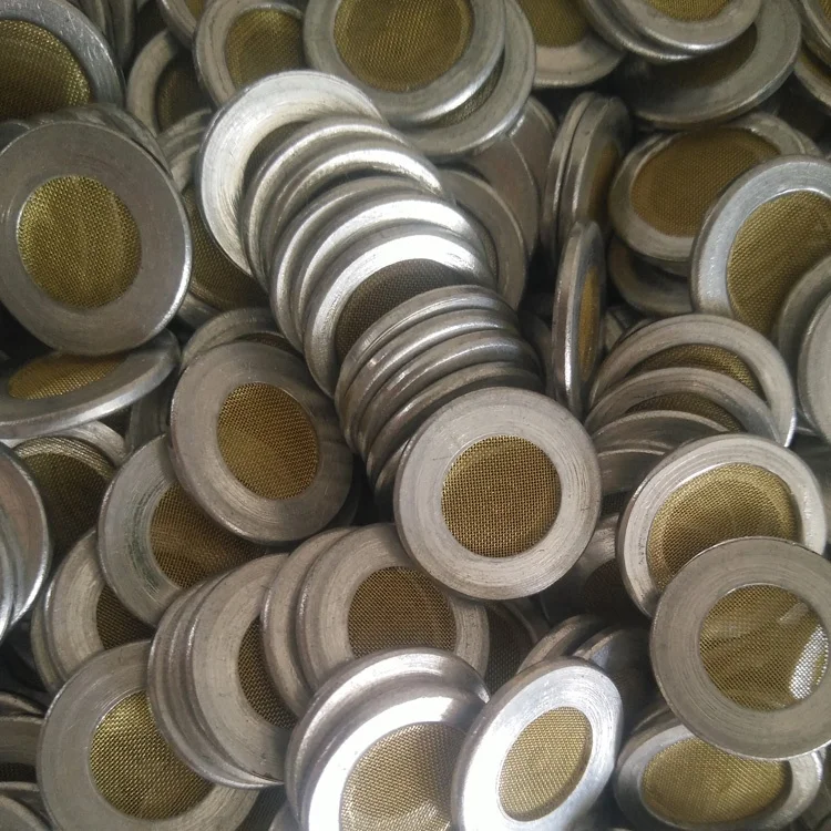 Brass aluminum filter disk, wrapped woven filter disk, high-precision micron stainless steel wire mesh filter disk