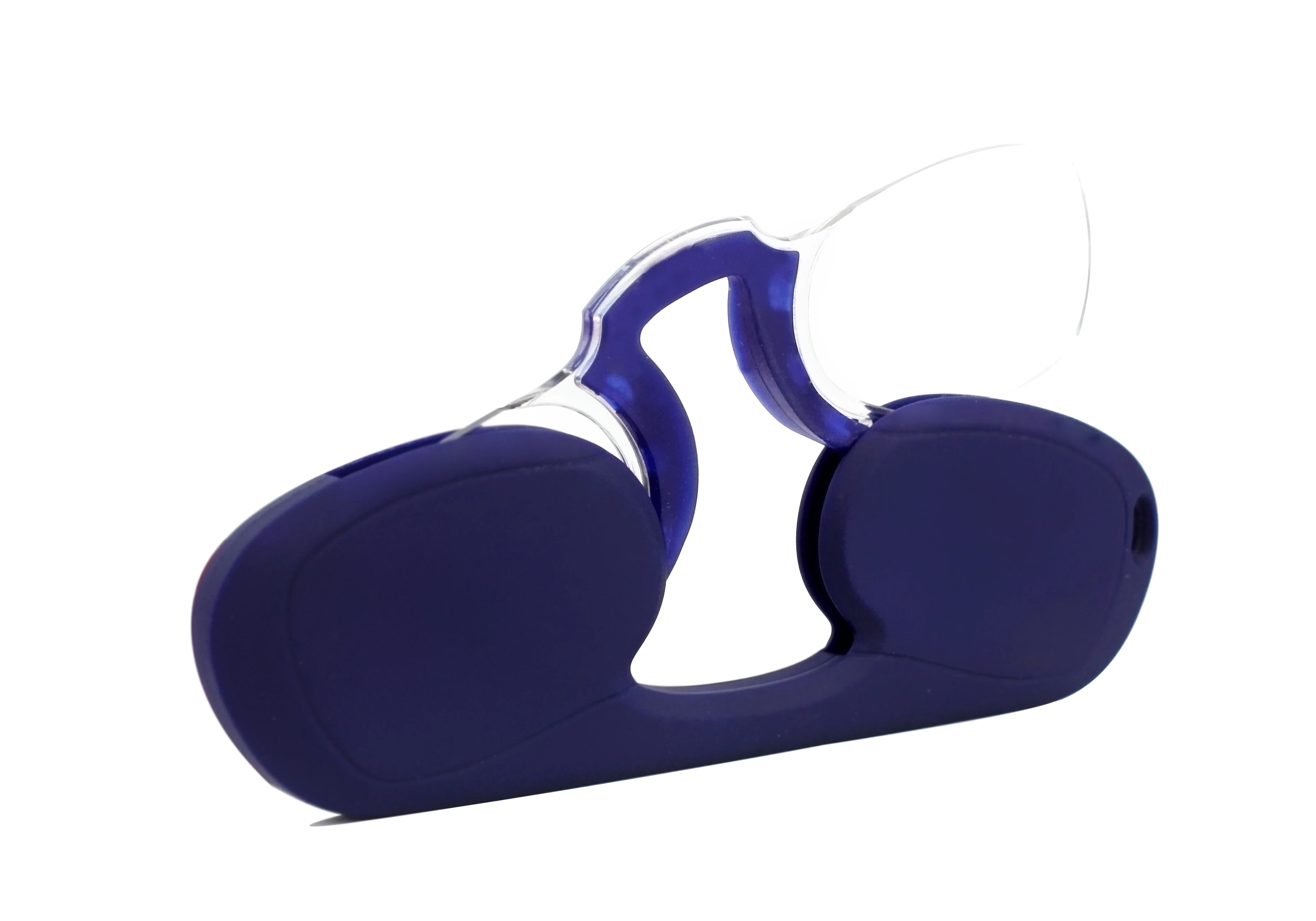 New style clip nose folding metal reading eyeglasses stainless steel slim foldable reading glasses
