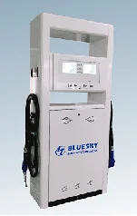 China Bluesky Wholesale Electric Single And Double Nozzles Petrol Fuel Dispenser For Sale