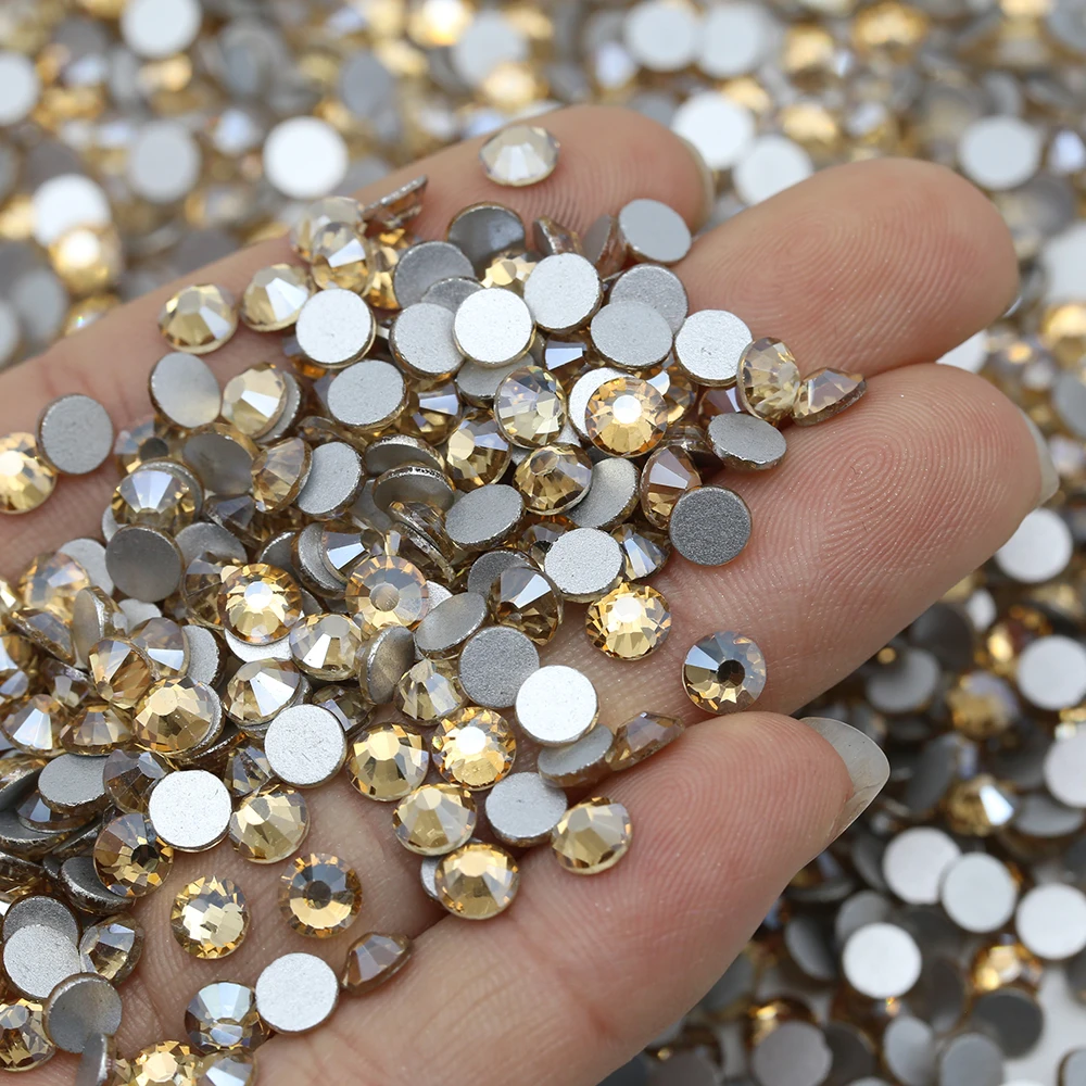 XULIN SS16 SS20 1440 шт./упаковка плоские Хрустальные Бусины негорячее стекло стразы для клея на стакане Diy